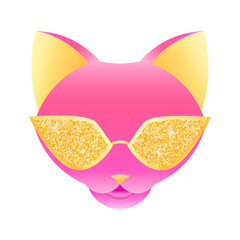 Pink glamour cat