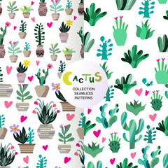 Cactus patterns set2