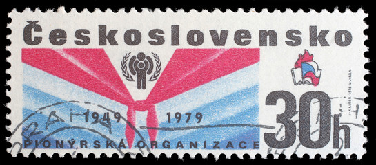 Stamp printed in Czechoslovakia, shows portrait Jan Preisler (1872-1918), painter, circa 1972