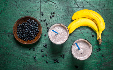 Fresh berry smoothie.