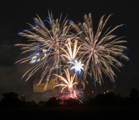 Fireworks over castle Trausnitz (3)