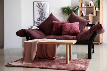 Beautiful interior of modern comfortable room
