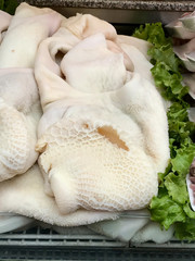 Raw Tripe / Trippa Dislpayed at Showcase of Turkish Bazaar / Offal Food