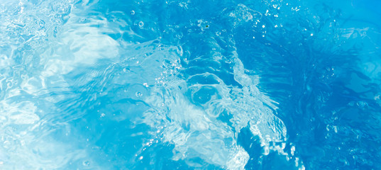 background image of water, blue water, bubbles, waves, stains 