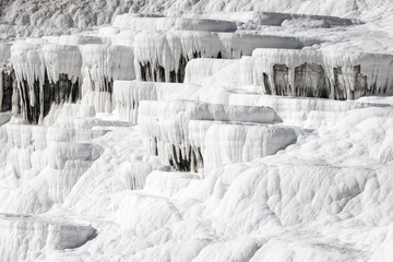 Travertine pools and terraces, Pamukkale, Turkey