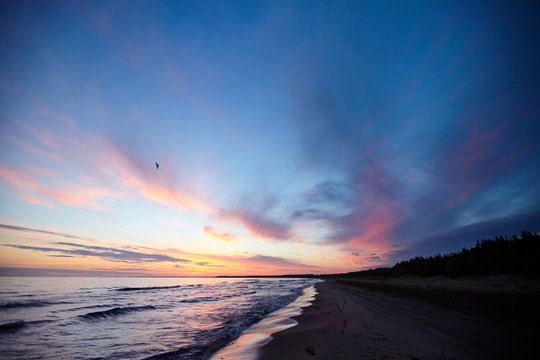 sunset on the shore © Тимофей Власов