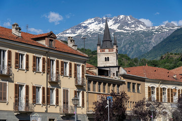Fototapeta na wymiar Susa, Piedmont, Italy: historic city