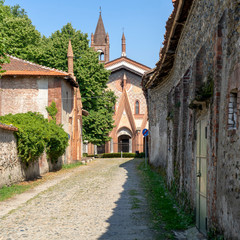 Abbey of Sant'Antonio di Ranverso in Piedmont, Italy