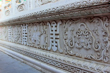 White marble sculpture