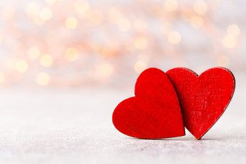 Valentine day greeting card. © gitusik