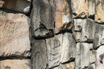 Stone wall seamless texture background.