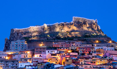 Castelsardo by night