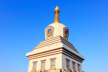 Khan treasure pagoda building scenery, Hohhot city, Inner Mongolia autonomous region, China