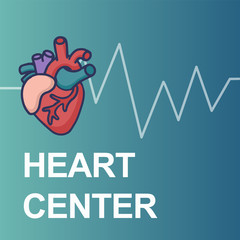 Logo Heart Care. Koncepcja logo opieki zdrowotnej i medycznej. Wektorowa ilustracja w kreskówki doodle stylu. - 243652696