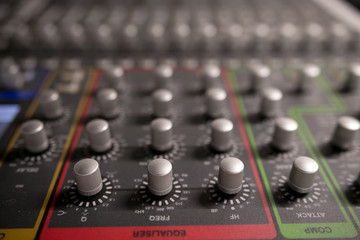 equipment for sound mixer control, electornic device.