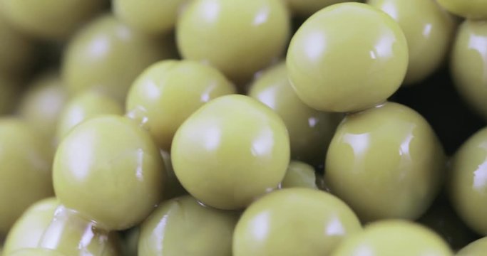 Green peas in bulk