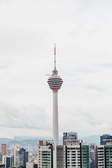 Naklejka premium menara tower, kuala lumpur, malaysia