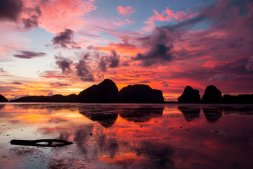 Sunrise at Pak Meng beach, Trang, Thailand