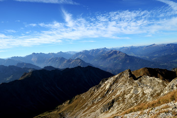 Allgäuer Alpen - Blick vom Nebelhorn 