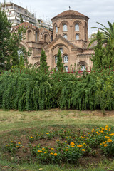 Ancient Byzantine Church of Panagia Chalkeonin the center of city of Thessaloniki, Central Macedonia, Greece