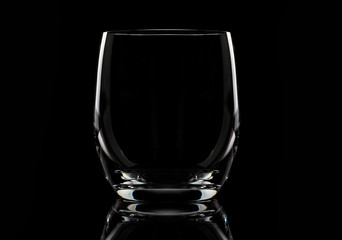 Glass empty glass for juice