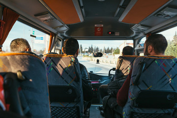 ISTANBUL, TURKEY - JANUARY 10, 2019. People show the local city