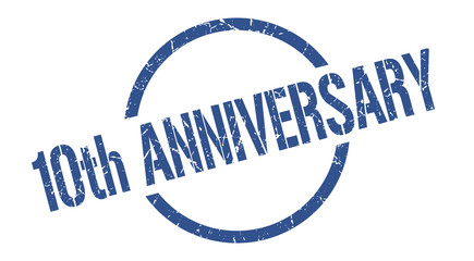 10th anniversary stamp