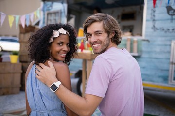 Portrait of happy couple