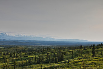 Obraz premium Mount Denali and Alaska Range