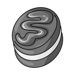 Vector design of sweet and caramel icon. Collection of sweet and culinary vector icon for stock.