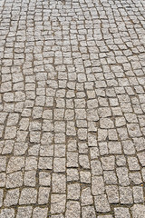 road of cobblestone