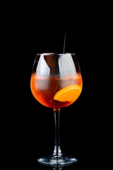 tiki drinks on black background