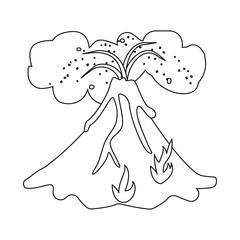 Vector design of cataclysm and disaster icon. Collection of cataclysm and apocalypse  stock vector illustration.