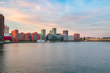 Fototapeta premium twilight at river