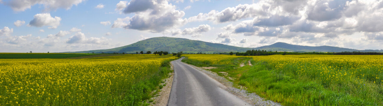 Sleza Mountain near Wroclaw, Lower Silesia, Wroclaw