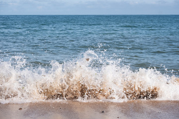 sea waves at the shore