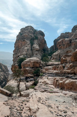 Ruins of the ancient city of Petra 