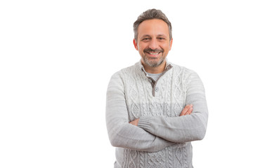 Portrait of smiling man.