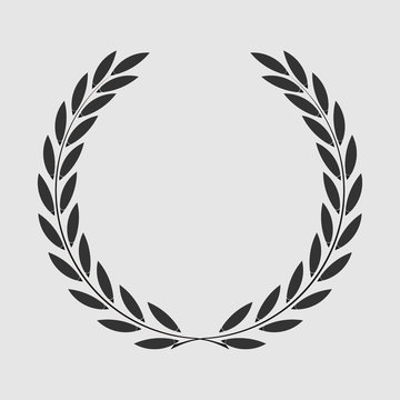 icon laurel wreath