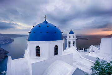 Obraz premium Cityscape of Imerovigli , Greece