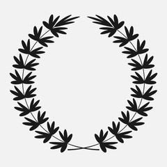 icon laurel wreath, spotrs design