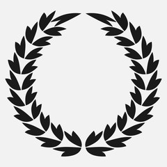 Fototapeta na wymiar icon laurel wreath, spotrs design