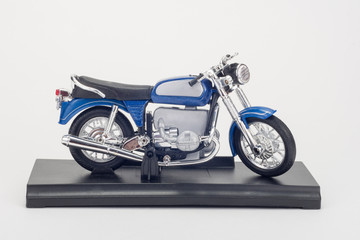 Obraz premium Motorcycle figure on white background