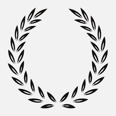Fototapeta na wymiar icon laurel wreath, spotrs design -