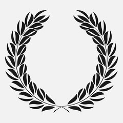 icon laurel wreath, spotrs design -
