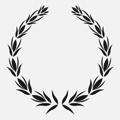 icon laurel wreath, spotrs design -