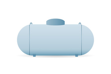 Propane gas tank icon. Clipart image isolated on white background