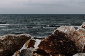 sea and rocks