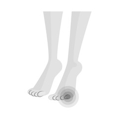 Vector illustration of suffering and injury symbol. Set of suffering and damage vector icon for stock.