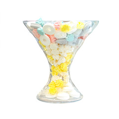 Meringue in a vase, isolated